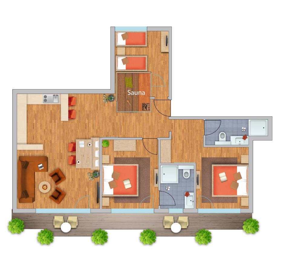 Apartmán Residenz Fliana Deluxe Mathon Exteriér fotografie