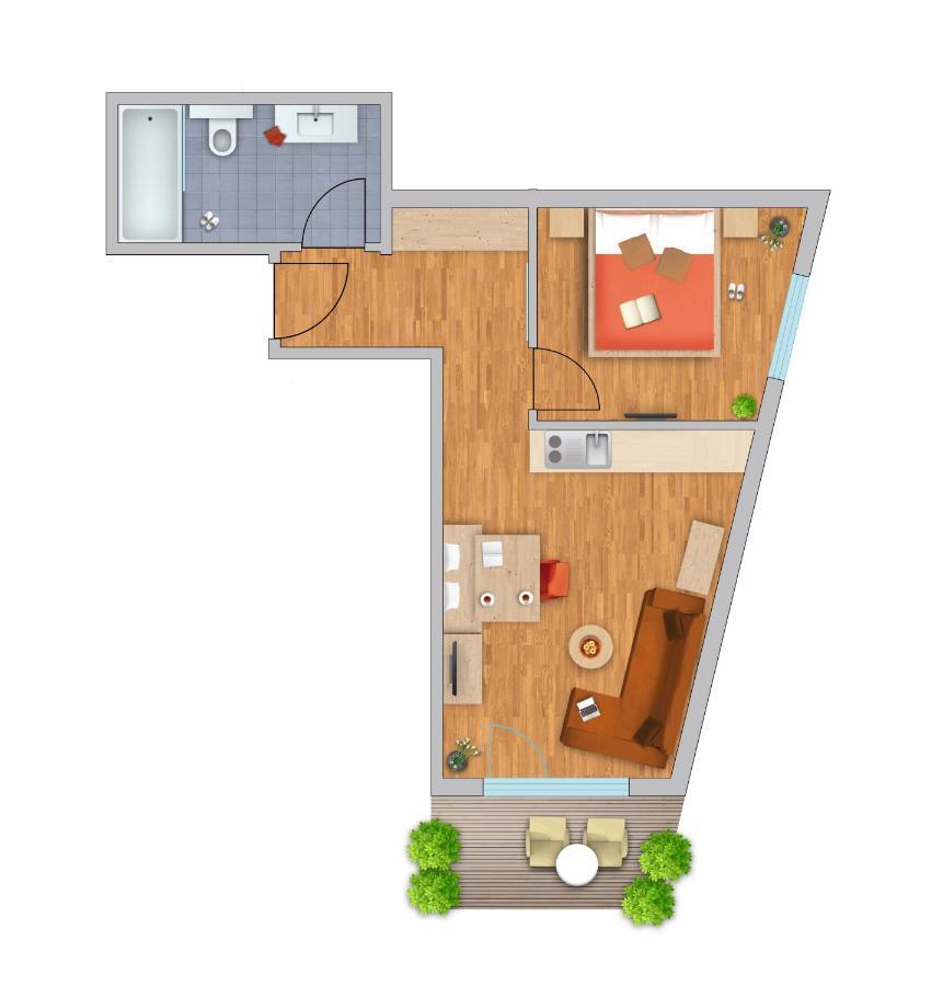 Apartmán Residenz Fliana Deluxe Mathon Exteriér fotografie